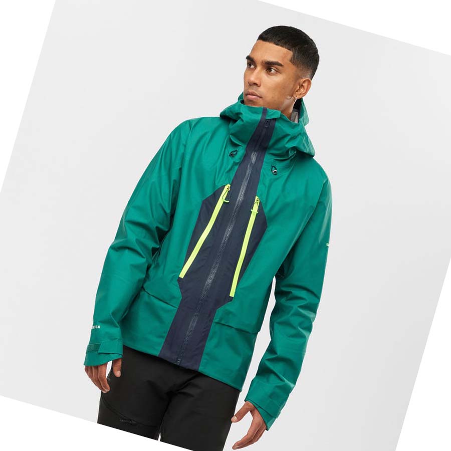 Chaquetas Salomon OUTPEAK GORE-TEX WATERPROOF 3L Hombre Verdes | MX 3276NWY